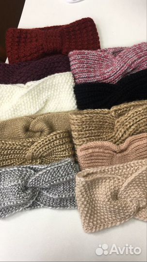 Повязка вязаная для головы