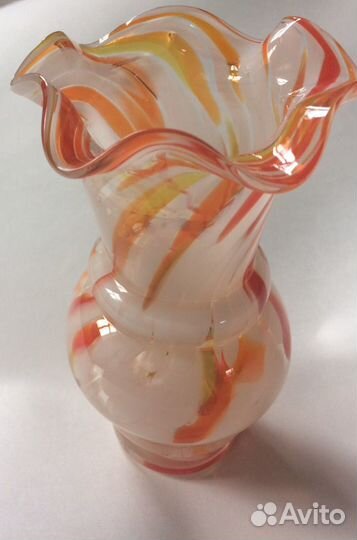 Ваза стеклянная интерьерная