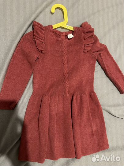 Платье для девочки hm 92 98
