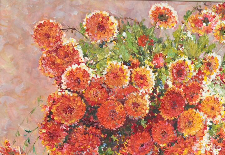 Картина Осений Букет. Кузьмин В.М. 2010г. Сочи