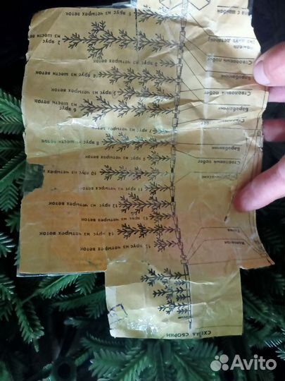 Ёлка искусственная СССР 2,2