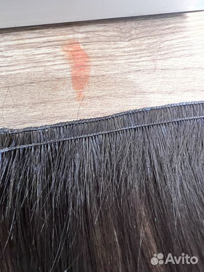 Волосы на заколках