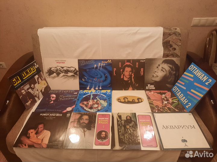 Виниловые пластинки разных исполнителей
