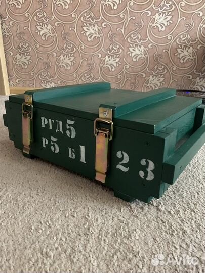 Ящик деревянный подарочный под бутылку