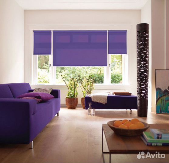 Рулонные шторы день ночь