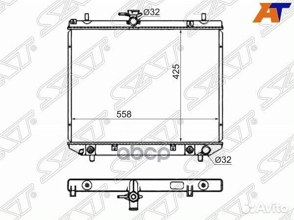 Радиатор Daihatsu Terios 06- / Toyota Lite Ace