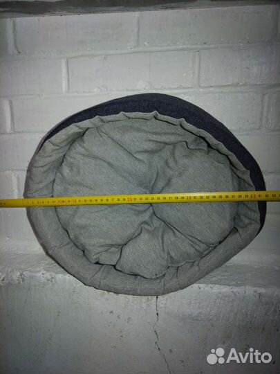 Лежанка-гнездо с подушкой кошке/собаке новая