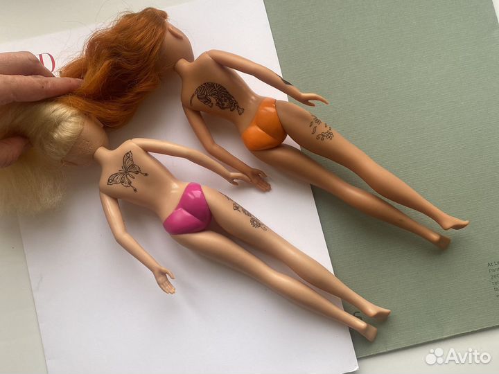 Кукла toy shock 2012 c татуировками блондинка