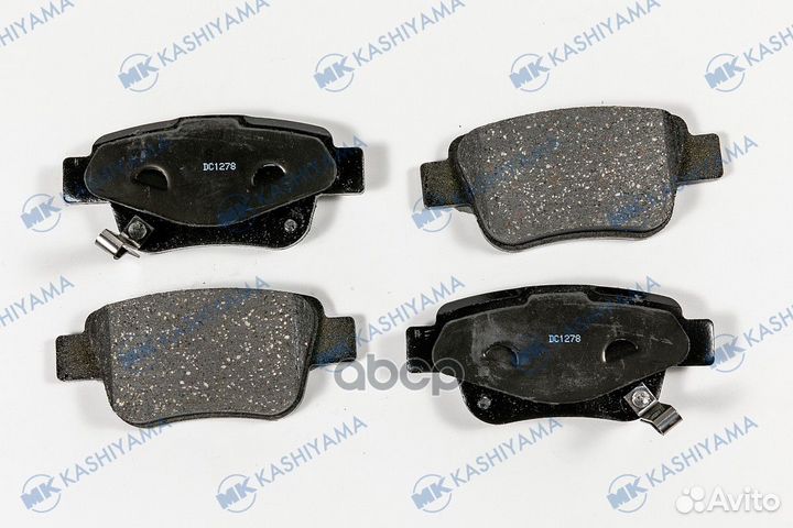 Колодки тормозные дисковые + противоскрипные