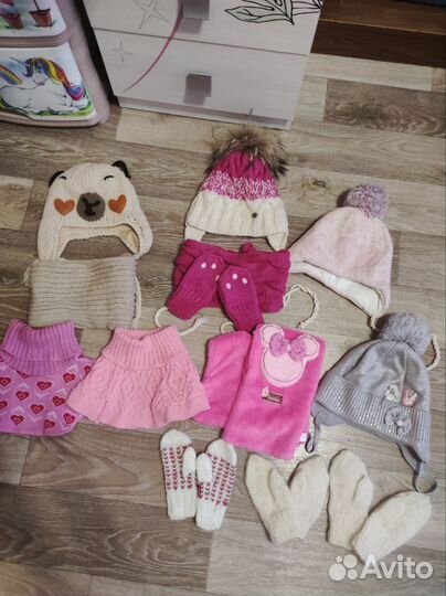 Комплект шапка, шарф