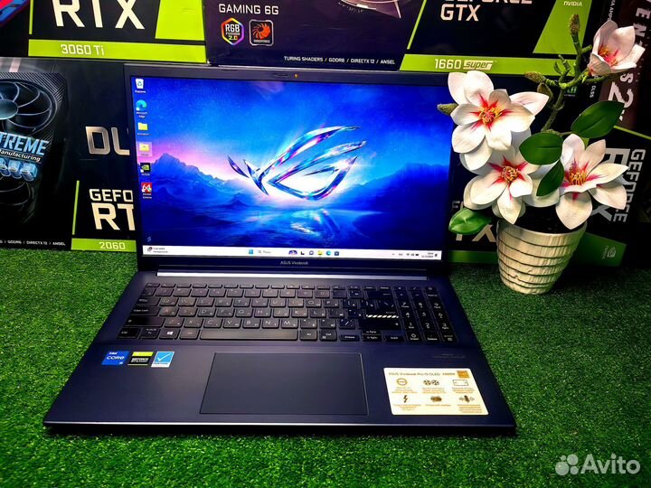 Игровой ноутбук asus на i5 с ярким экраном oled