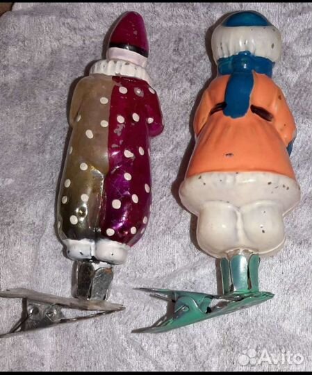 Елочные игрушки ретро