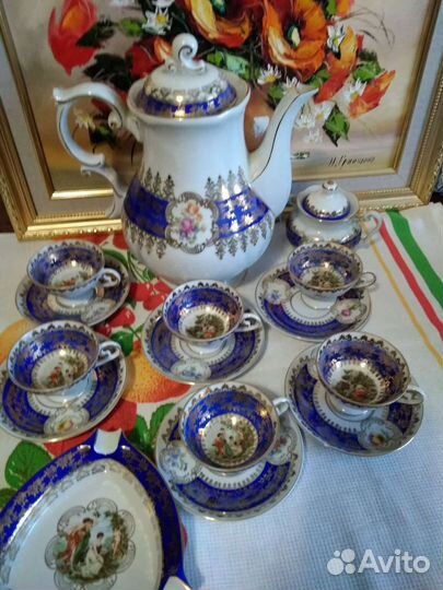 Кофейный сервиз фирмы Oscar Schlegelmilch