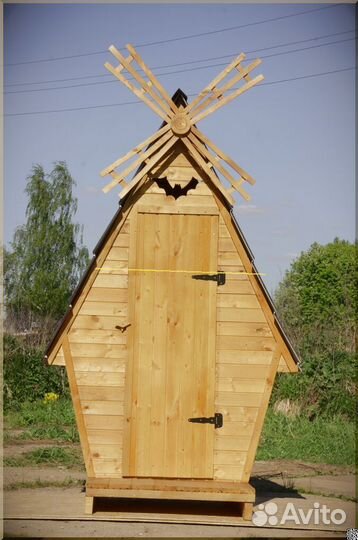 Дачный туалет деревянный JWL460