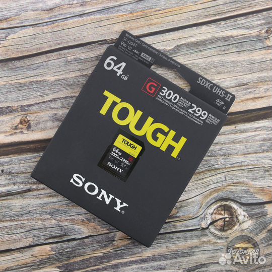 Карта памяти Sony sdxc 64GB UHS-II U3 (300/299 MB