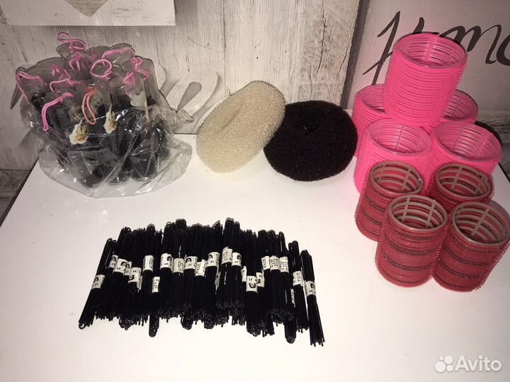 Шпильки валики резинки для волос
