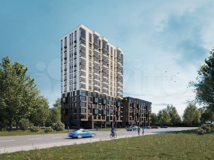 3-к. квартира, 77 м², 8/16 эт.