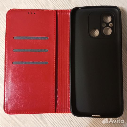 Чехол-книжка для redmi 12C новый