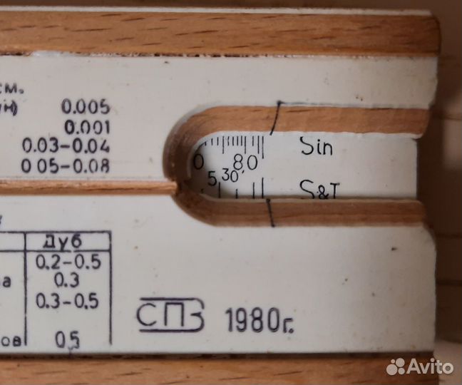 Логарифмическая линейка СССР