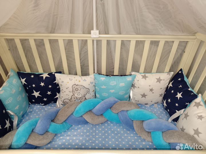 Бортики в кроватку новые