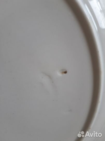 Тарелка большая, конец XIX века