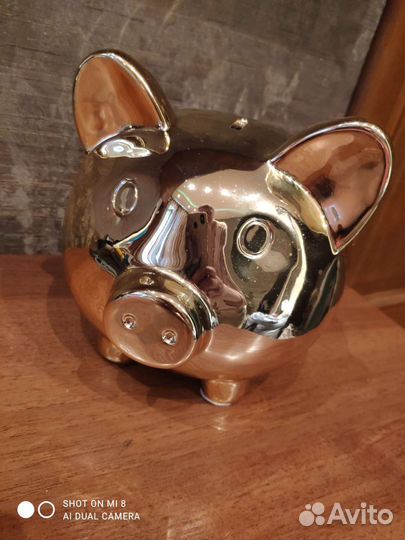 Копилка Золотая свинка