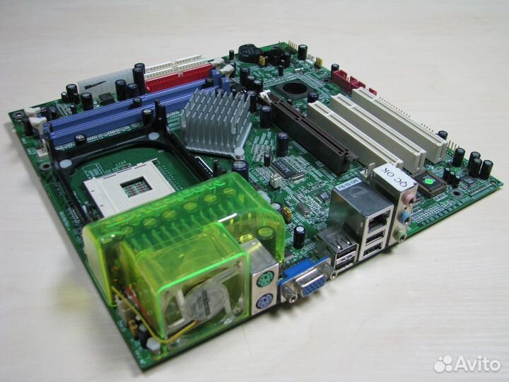 Материнка Jetway magicduct PM800DMS Socket-478