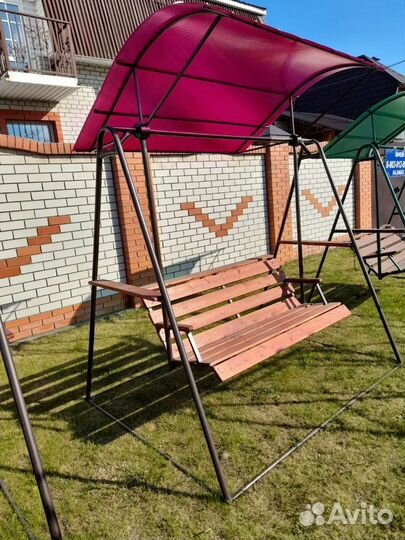 Качели (садовые) уличные металлические