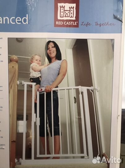 Детская калитка с автозакрытием Red Castle