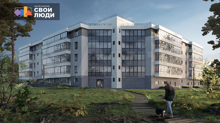 1-к. квартира, 32,3 м², 2/4 эт.