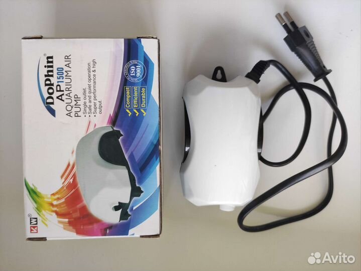 Декорации для аквариума, компрессор, растения