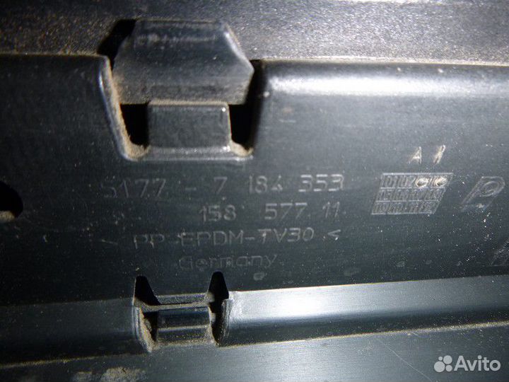 Накладка на порог левая BMW E87/E81 2004-2011