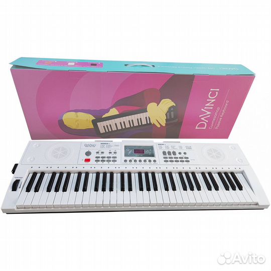 Синтезатор, 61 миниклавиша Davinci DPK-261 WH