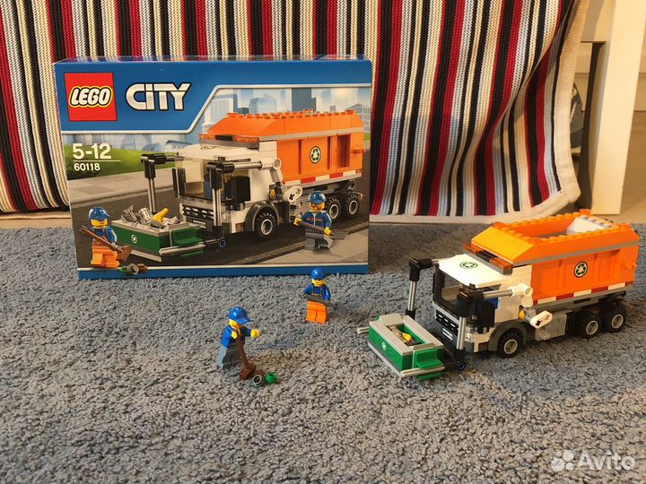 Лего набор мусоровоз, номер 60118