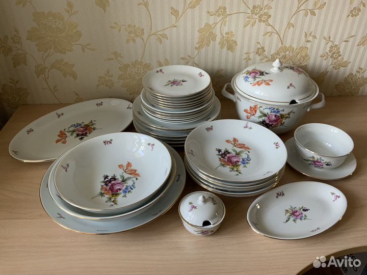 Сервиз столовый Чехословакия