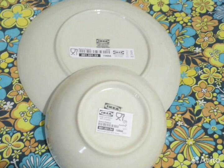 Комплект новой керамической посуды Икеа