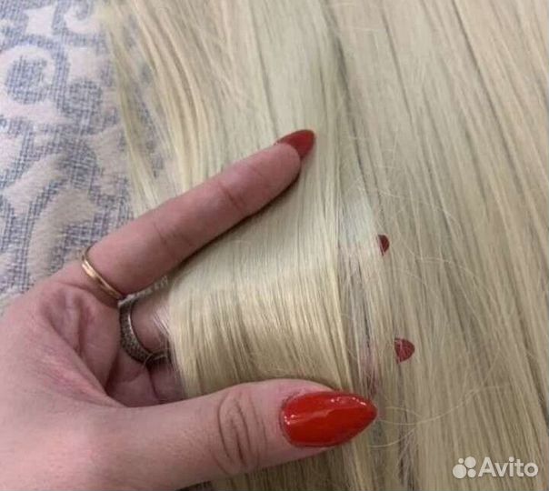 Волосы на заколках