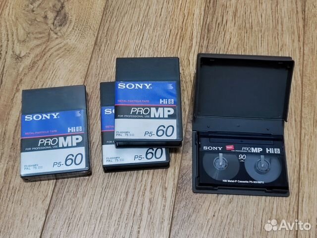 Кассеты sony HI8 Профессиональные купить в Москве | Электроника | Авито
