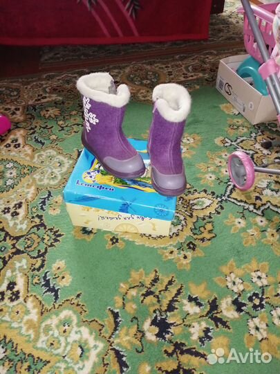 Валенки для девочки Котофей 30 р-р