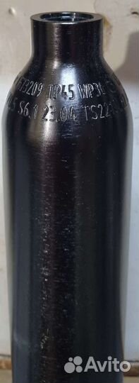 Колба 0.5Л Алюминий.Рабочее давление - 300 бар