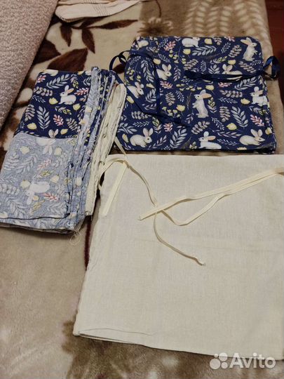 Бортики в детскую кроватку