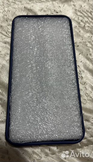 Чехол на iPhone 12, Soft-touch силикон, синий