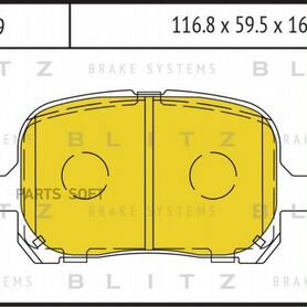 Колодки пер.lexus RX300 01- blitz / BB0589