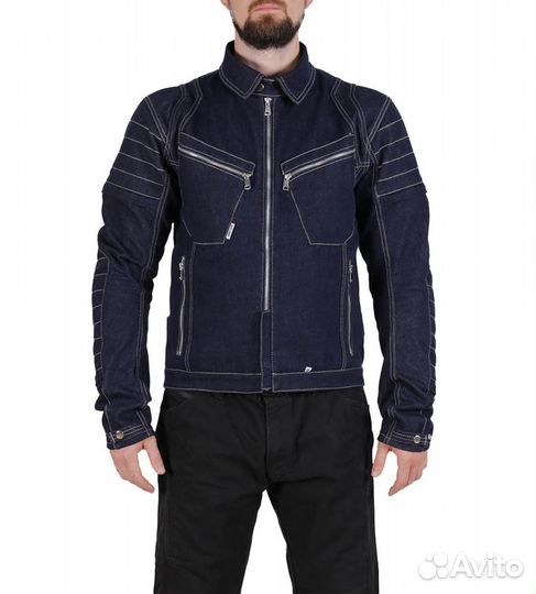 Мото джинсовая мотокуртка