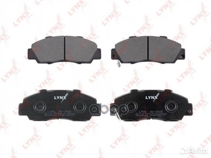 BD-3405колодки диск.пер. honda Accord 02/Int