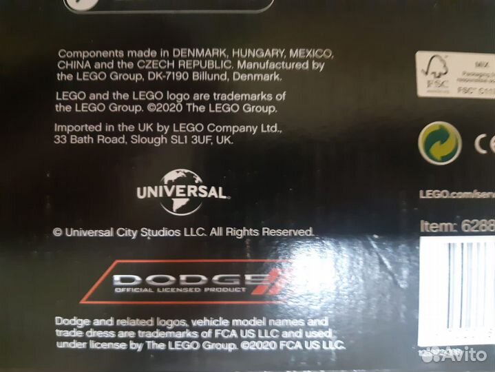 Lego technic 42111 Додж Чарджер