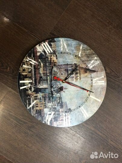 Настенные часы ручной работы