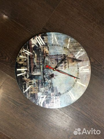 Настенные часы ручной работы