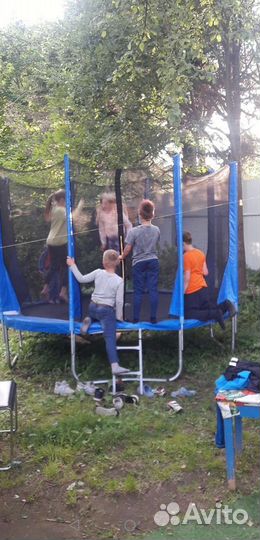 Батут с сеткой бу