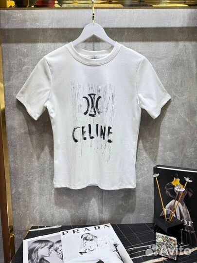 Женская Футболка Celine